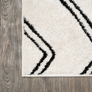 Deia Moroccan Style Diamond Shag Area Rug