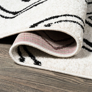 Deia Moroccan Style Diamond Shag Area Rug
