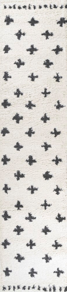 Cristo Berber Geometric Shag Area Rug
