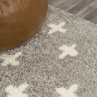 Cristo Berber Geometric Shag Area Rug