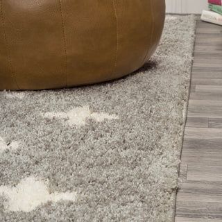 Cristo Berber Geometric Shag Area Rug
