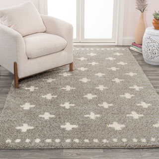 Cristo Berber Geometric Shag Area Rug
