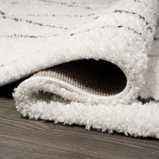 Catala Moroccan Diamond Shag Area Rug