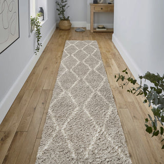 Catala Moroccan Diamond Shag Area Rug