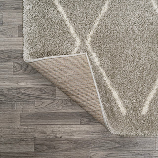 Catala Moroccan Diamond Shag Area Rug