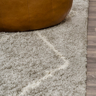 Catala Moroccan Diamond Shag Area Rug