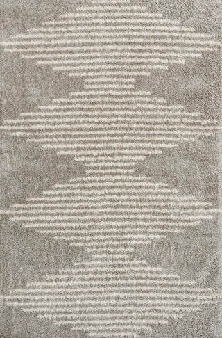 Elm Diamond Stripe Geometric Shag Area Rug