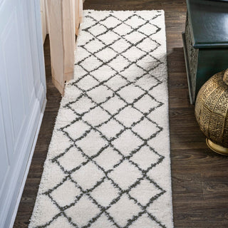 Cami Moroccan Style Diamond Shag Area Rug