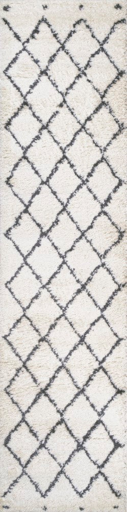 Cami Moroccan Style Diamond Shag Area Rug