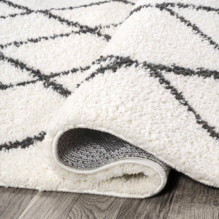 Cami Moroccan Style Diamond Shag Area Rug