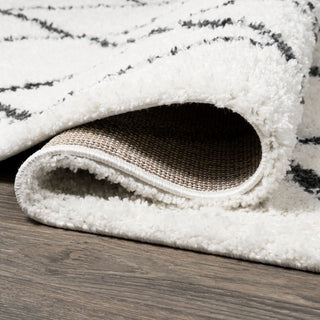 Cami Moroccan Style Diamond Shag Area Rug