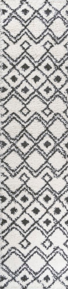 Caimari Moroccan Diamond Shag Area Rug