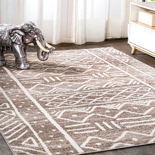 Amanar Tribal Geometric Area Rug - JONATHAN Y