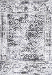 Iften Moroccan Geometric Distressed Area Rug