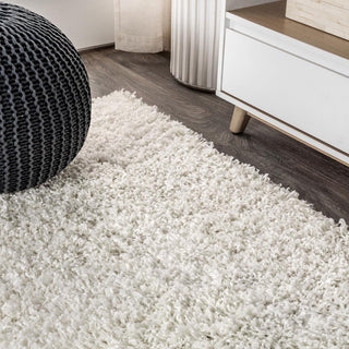 Mercer Shag Plush Area Rug - JONATHAN Y