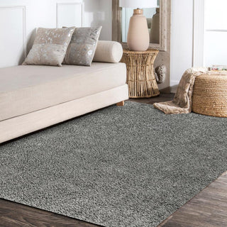 Mercer Shag Plush Area Rug - JONATHAN Y