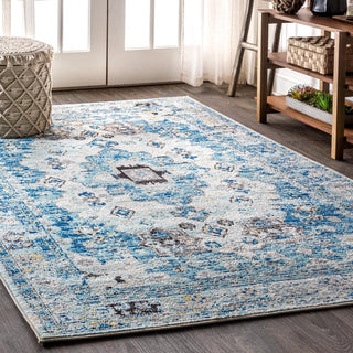 Modern Persian Boho Vintage Medallion Area Rug - JONATHAN Y