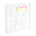 White/Rainbow