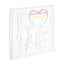 White/Rainbow