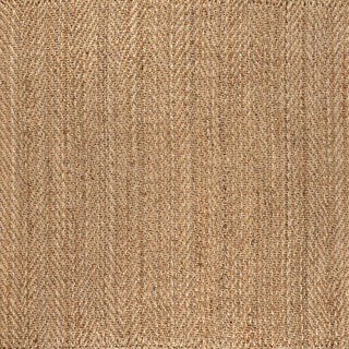 Espina Hand Woven Herringbone Chunky Jute Area Rug