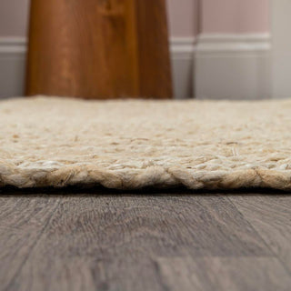 Espina Hand Woven Herringbone Chunky Jute Area Rug