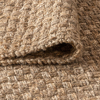 Estera Hand Woven Boucle Chunky Jute Area Rug - JONATHAN Y