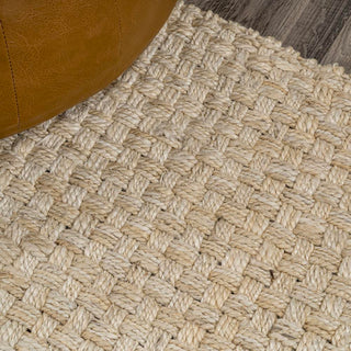 Estera Hand Woven Boucle Chunky Jute Area Rug