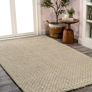 Estera Hand Woven Boucle Chunky Jute Area Rug