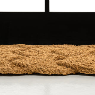 Maeve Classic Coastal Scalloped Basketweave Coir Mat - JONATHAN Y