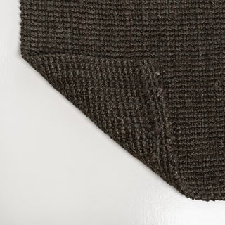 Pata Hand Woven Chunky Jute Area Rug Brown - JONATHAN Y