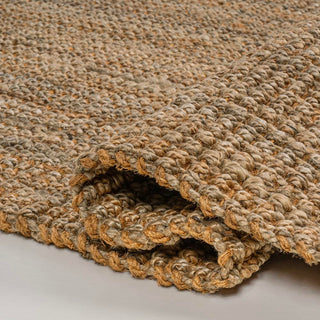 Biot Traditional Rustic Handwoven Jute Area Rug - JONATHAN Y