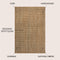 Biot Traditional Rustic Handwoven Jute Area Rug