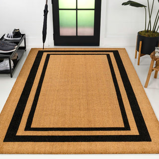 Blaire Modern Classic Double Border Area Rug