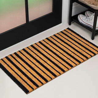 Hadley Modern Classic Ticking Stripe Coir Area Rug