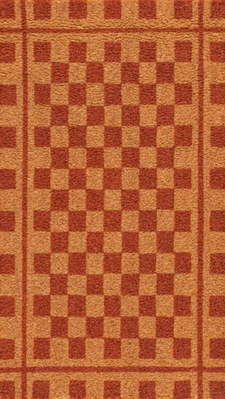 Harper Classic Farmhouse Checkerboard Coir Area Rug