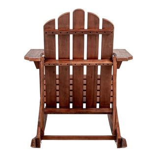 Kiawah Outdoor Patio Classic Acacia Wood Adirondack Rocking Chair