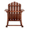 Kiawah Outdoor Patio Classic Acacia Wood Adirondack Rocking Chair