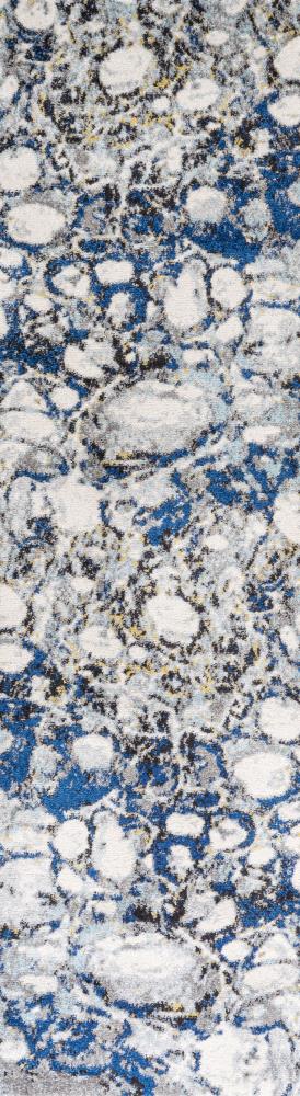 Pebble Marbled Abstract Area Rug - JONATHAN Y