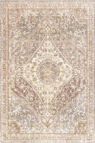 Petras Modern Ornate Medallion Area Rug - JONATHAN Y