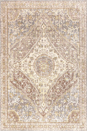 Petras Modern Ornate Medallion Area Rug