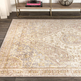 Petras Modern Ornate Medallion Area Rug - JONATHAN Y