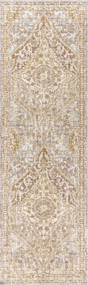 Petras Modern Ornate Medallion Area Rug - JONATHAN Y