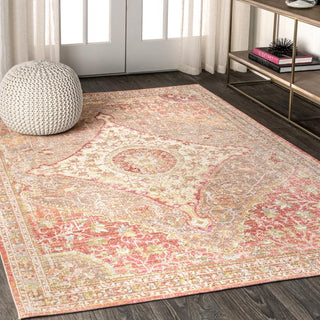 Petras Modern Ornate Medallion Area Rug - JONATHAN Y