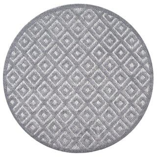 Portmany Neutral Diamond Trellis Indoor/outdoor Area Rug - JONATHAN Y