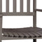 Seagrove Farmhouse Classic Slat-Back 350-LBS Support Acacia Wood Outdoor Rocking Chair