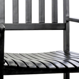 Seagrove Farmhouse Classic Slat-Back 350-LBS Support Acacia Wood Outdoor Rocking Chair - JONATHAN Y