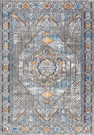 Izmit Geometric Vintage Medallion Area Rug - JONATHAN Y