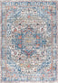 Ivory/Peacock Blue/Coral