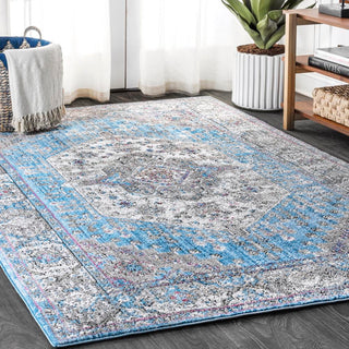 Kesan Vintage Medallion Area Rug - JONATHAN Y