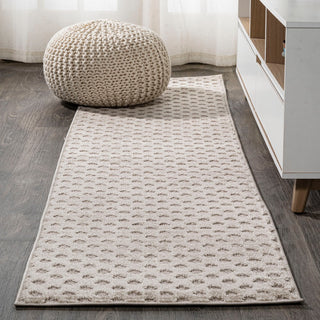 Rabat High-low Pile Mini-diamond Trellis Area Rug
